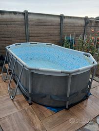 Piscina Bestway 300x200x82 + pompa filtro