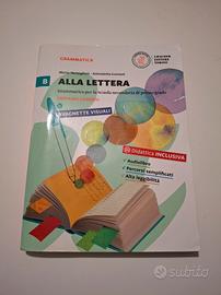 Libro grammatica italiana "Alla lettera" B + C