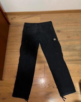 pantaloni cargo neri
