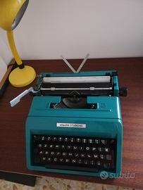 Macchina scrivere Olivetti studio 45 verde anni 70