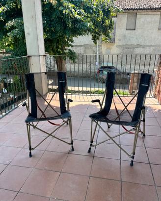Coppia di sedie da campeggio