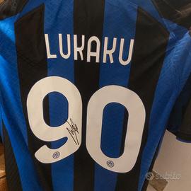 Maglia originale autografata da Romelu Lukaku