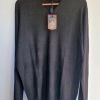 Cotton & Silk Maglione nero, taglia XXL