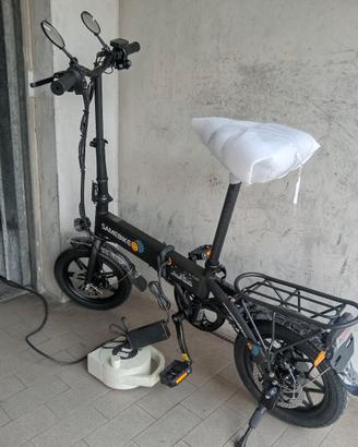 bicicletta elettrica pieghevole 