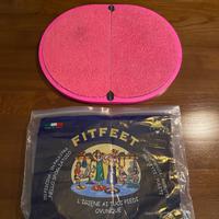 Tappetino poggiapiedi Fit Feet color rosa