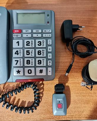 Telefono fisso con telecomando SOS - SAIET
