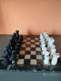 scacchiera in marmo 