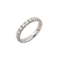 Anello Crivelli Veretta Oro Bianco Diamanti 1,6kt