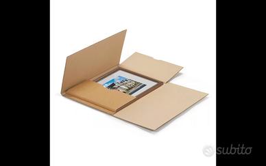 Scatole cartone piatte 2 onde per quadri 82x66
