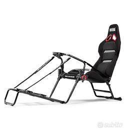 Sedile per simracing + pannello aptico
