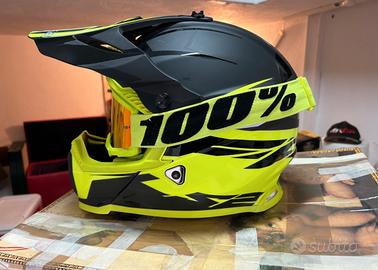 casco da moto cross  ls2 + maschera( NUOVO )