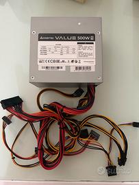 Alimentatore PC Chieftec 500W 80 Plus nuovo