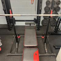 Rack, panca e bilanciere