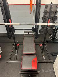 Rack, panca e bilanciere