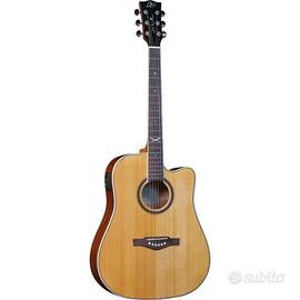 chitarra acustica elettrificata eko + accordatore