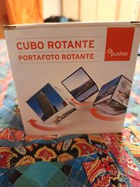 Portafoto cubo rotante NUOVO 