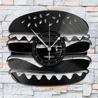 Orologio da Parete su Disco in Vinile da 33 Giri