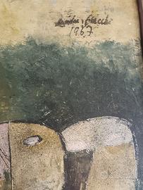 Dipinto seconda metà del XX secolo olio su tela.