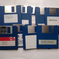10 Dischetti 3,5 floppy disk 720mb usati vintage