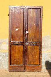 Portoncino ingresso in legno massicio