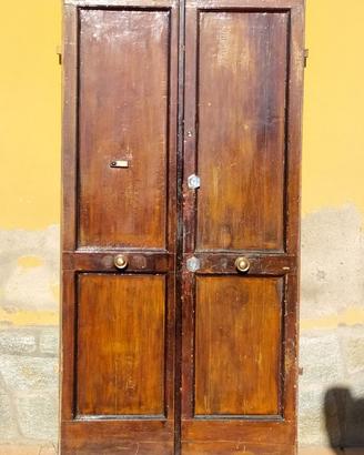 Portoncino ingresso in legno massicio