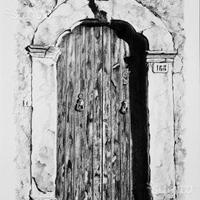 "Porta Canonica Coscogno" matita su carta