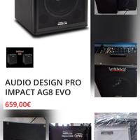 Amplificatorre chitarra Audiodesign Ag8 evo