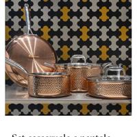 Set completo Carlo Cracco pentole in Rame nuove