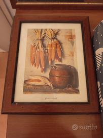 quadri in cornice legno