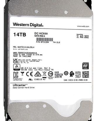 Hdd 14 Tb WD Western Digital Ultrastar DC HC530 14