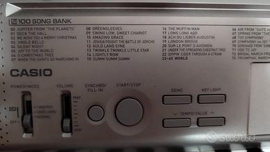 tastiera Casio LK-125 con supporto