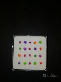 Confezione 20 Orecchini x Naso In Argento 800/925