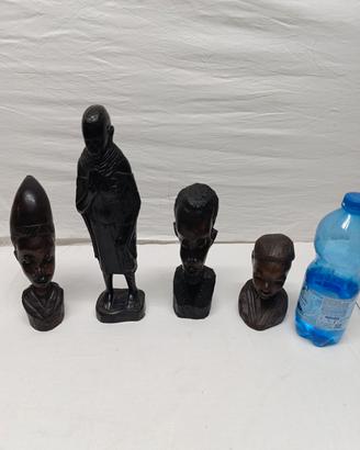 Statuine in legno pregiato