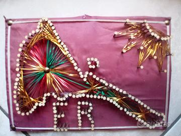 Eritrea string art ORIGINALE anni 1930/1940