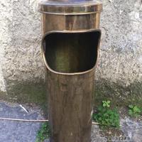 Posacenere gettacarte ottone