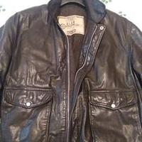 Giubbotto in pelle vintage aviatore motociclista