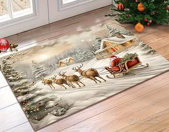 Tappeto Zerbino Natale 60 x 40 cm tappetino