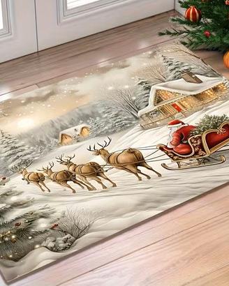 Tappeto Zerbino Natale 60 x 40 cm tappetino