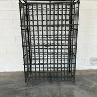 2 cantine per vino in ferro battuto