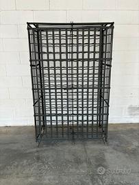 2 cantine per vino in ferro battuto