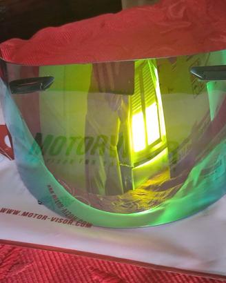 visiera arai rx7 attacco SAI L colore verde