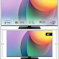 tv 65" Panasonic 4k ULTRA HD perfetta