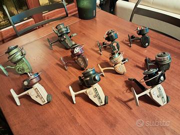 Lotto mulinelli da collezione Abu,Mitchell,Alcedo