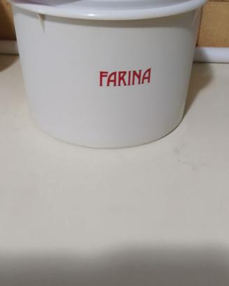 Contenitore Tupperware farina