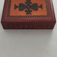 Scatola porta carte da gioco Vintage