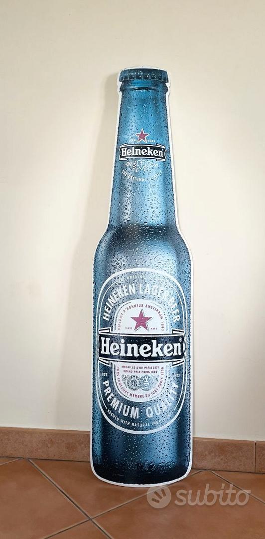 Insegna in metallo Heineken altezza 1 metro - Collezionismo In vendita