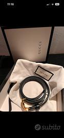 Cintura Gucci GG sottile