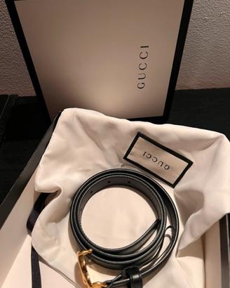 Cintura Gucci GG sottile