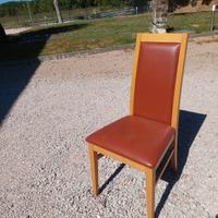 5 sedie  schienale alto 