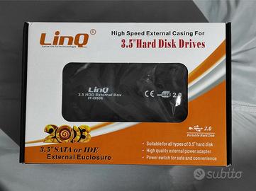 Box esterno per HDD Linq da 3.5”